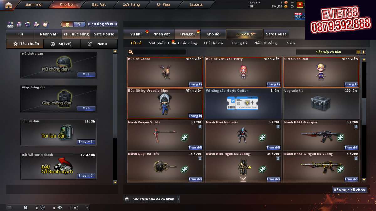shop acc cf uy tin gia re